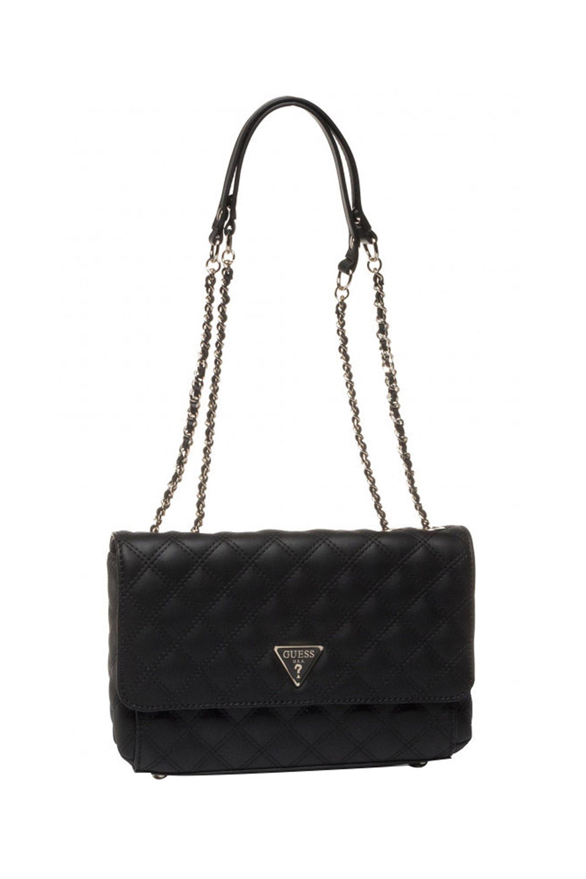 GUESS 2 USCITA Borsa Tracolla Cessily Nero Nero