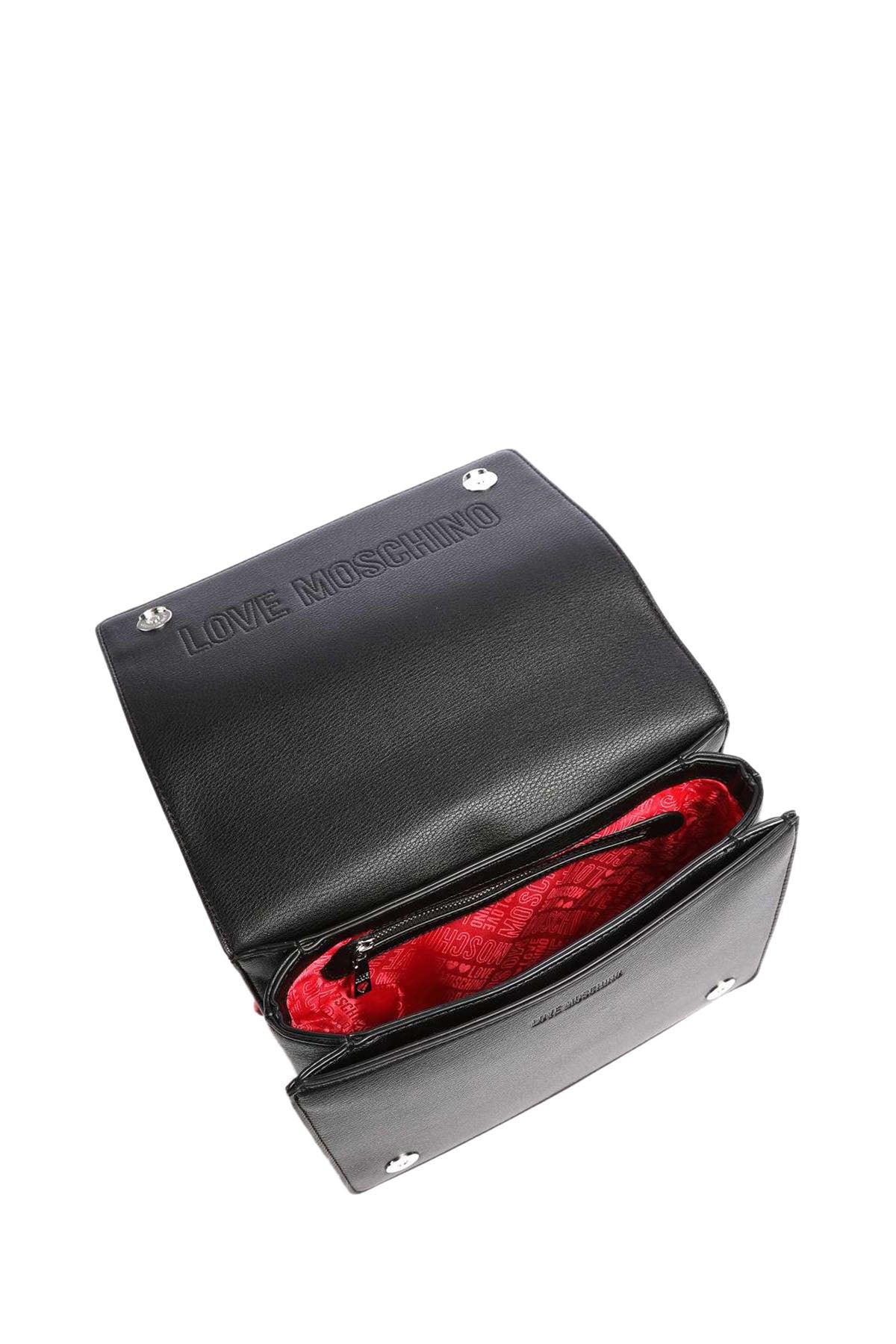 MOSCHINO COLLECTION Borsa Con Logo Nero Nero