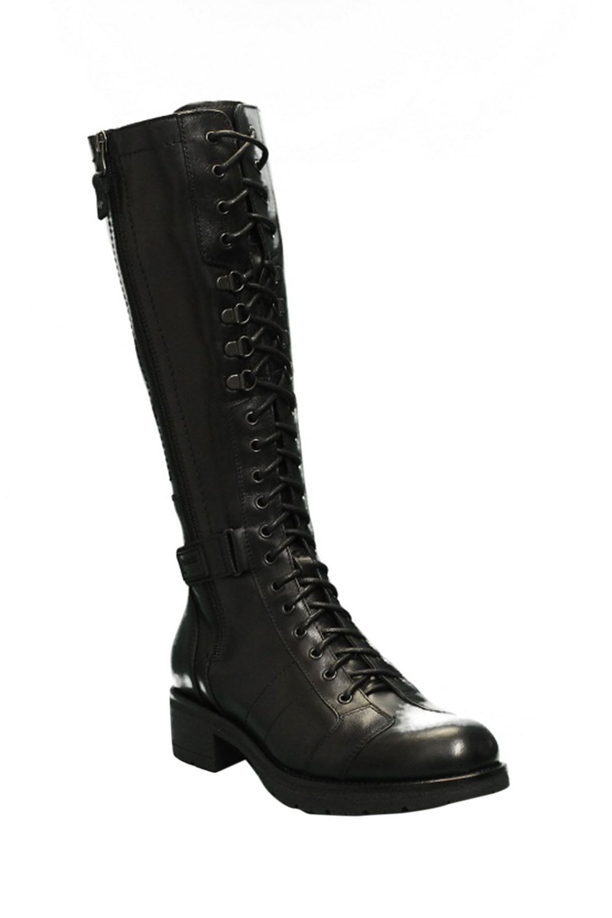 NERO GIARDINI BASIC Stivale In Pelle Nero Nero