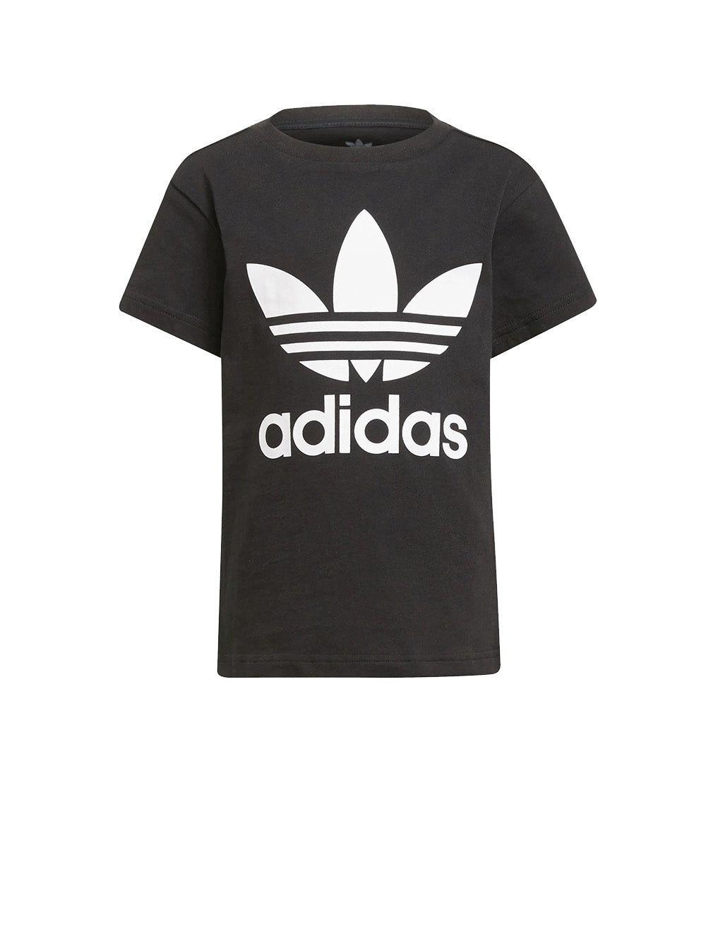 ADIDAS Adidas T-Shirt Unisex Bimbo Nero/bianco - Nero Nero/bianco