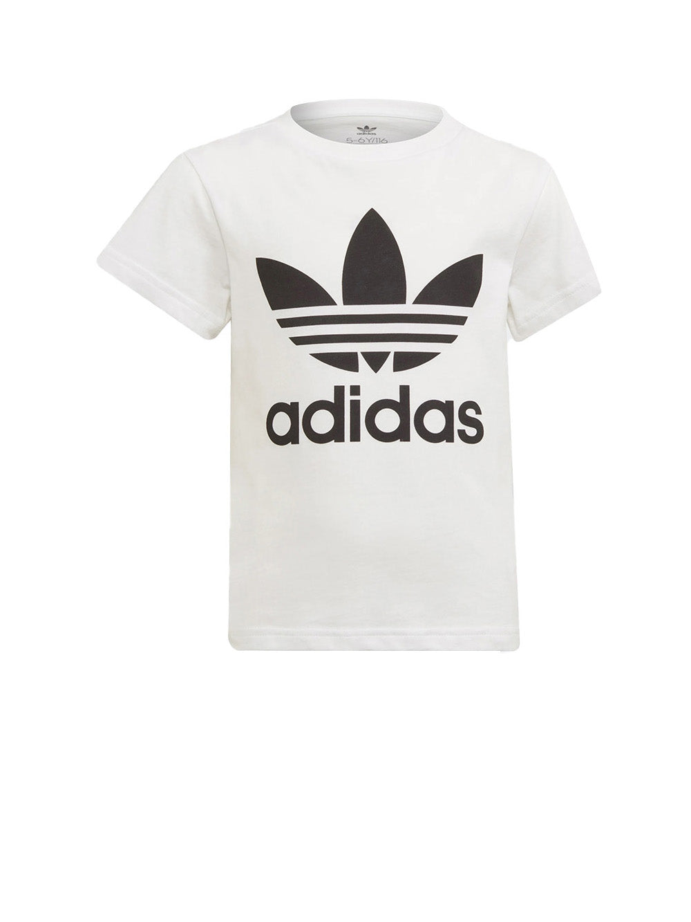 ADIDAS Adidas T-Shirt Unisex Bimbo Bianco/nero - Bianco Bianco/nero