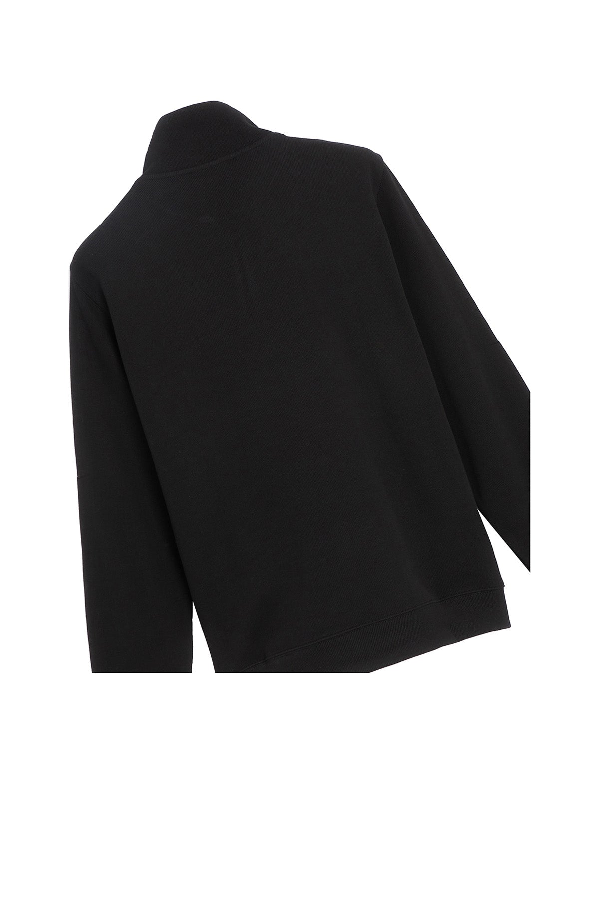 LACOSTE Felpa Uomo Logo Iconico Sul Petto Nero Nero