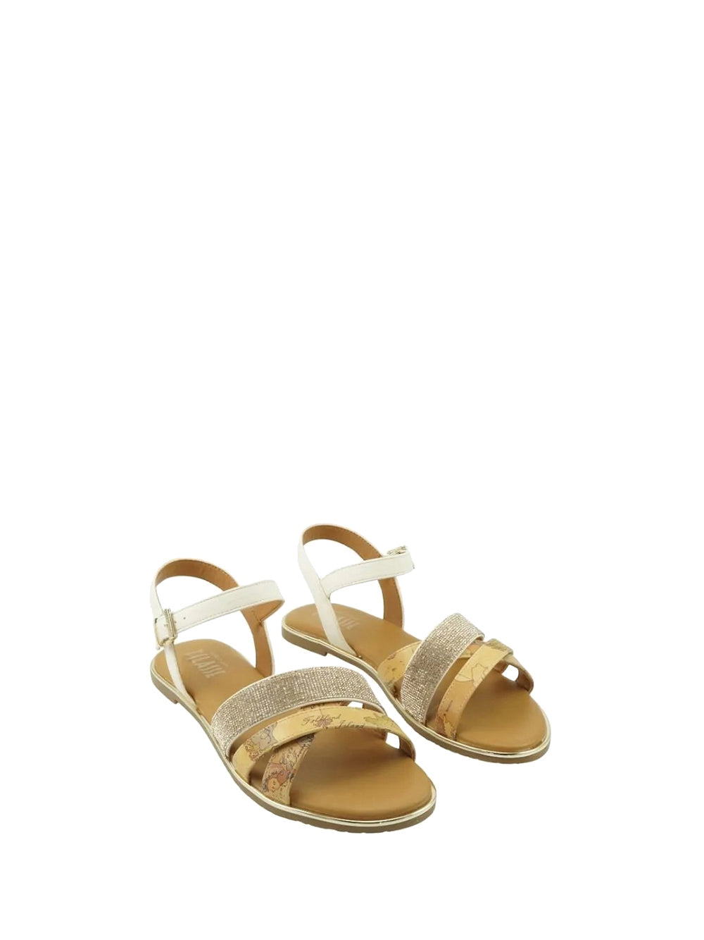 2 PRIMA CLASSE Alviero Martini Sandalo Basso Donna Beige Beige