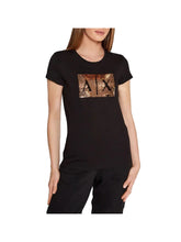 ARMANI EXCHANGE Armani Exchange T-Shirt Donna Nero/oro - Multicolore Black W/Gold