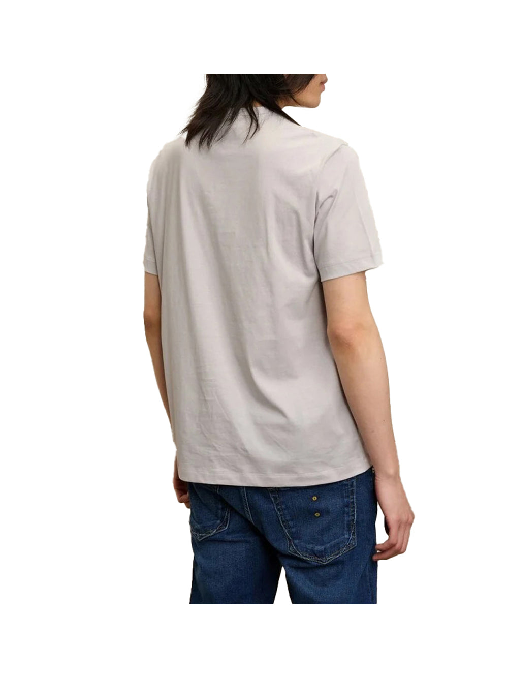 BLAUER Blauer T-Shirt Uomo Pietra - Grigio PIETRA