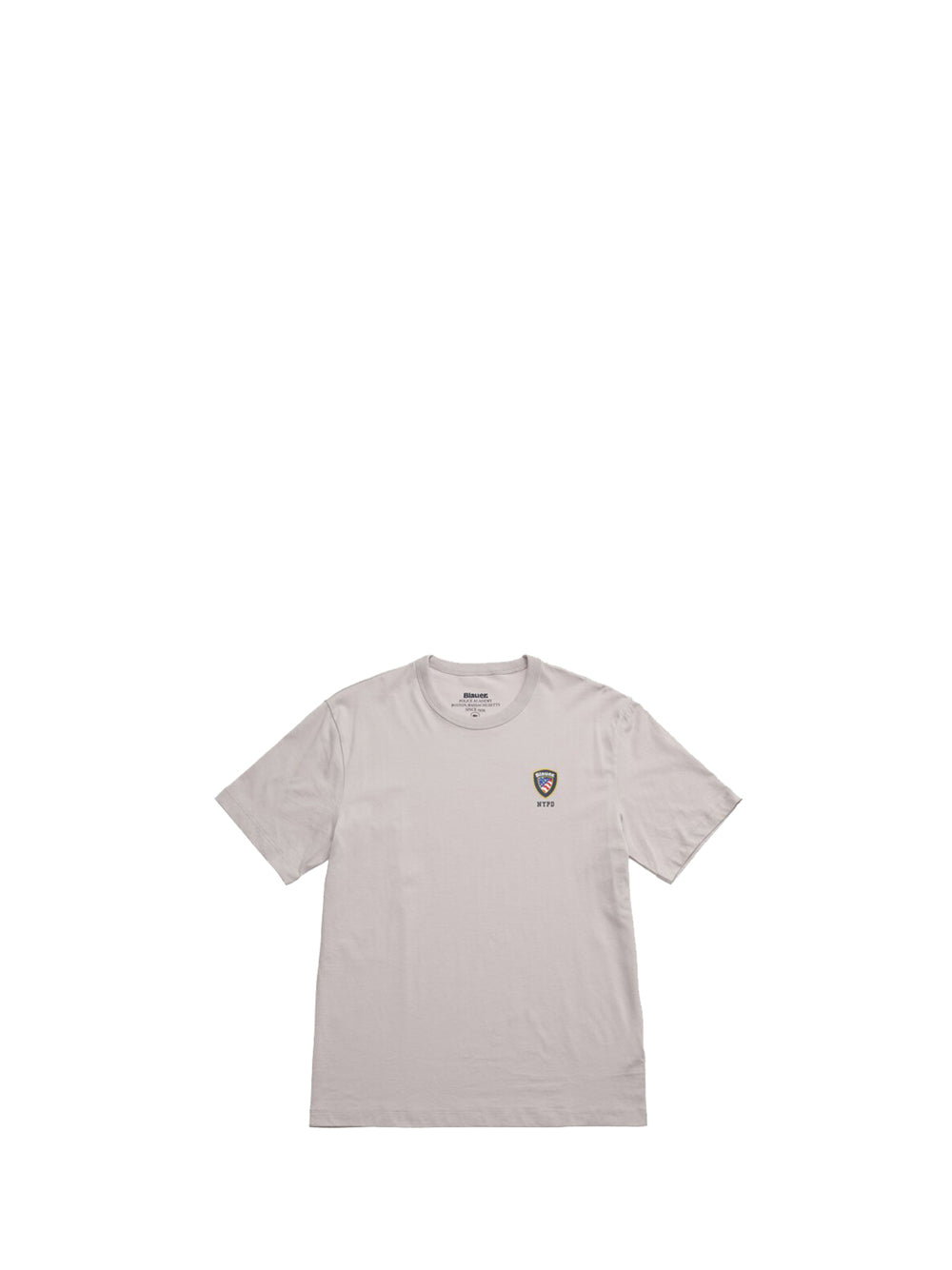 BLAUER Blauer T-Shirt Uomo Pietra - Grigio PIETRA