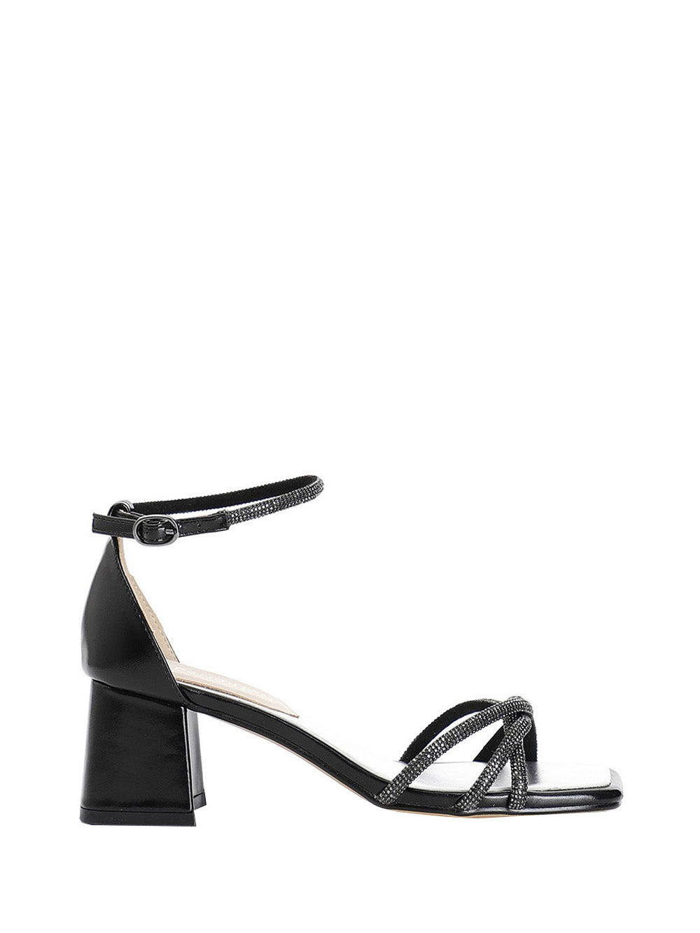 CAFE' NOIR STC Cafè Noir Sandalo con Tacco - Nero Nero