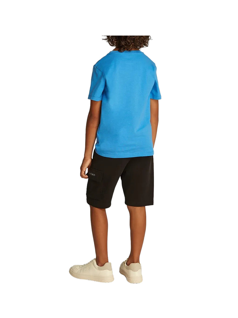 CALVIN2 2USCITA Calvin Klein T-Shirt Bambino Blu Blu