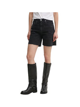 CALVIN2 2USCITA Calvin Klein Short Donna Denim Black - Nero DENIM BLACK