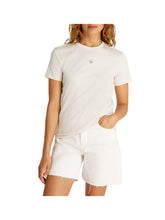 CALVIN2 2USCITA Calvin Klein T-Shirt Donna Cream - Avorio CREAM