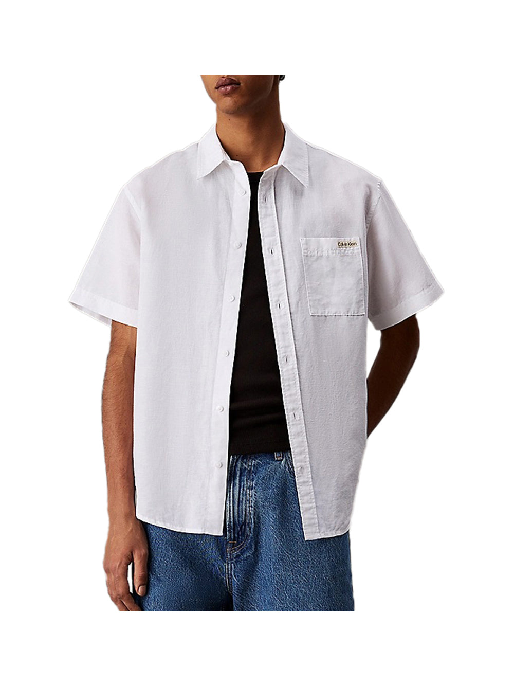 CALVIN2 2USCITA Calvin Klein Camicia Uomo Bright White - Bianco Bright White