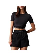 CALVIN2 2USCITA Calvin Klein T-Shirt Donna Black - Nero BLACK