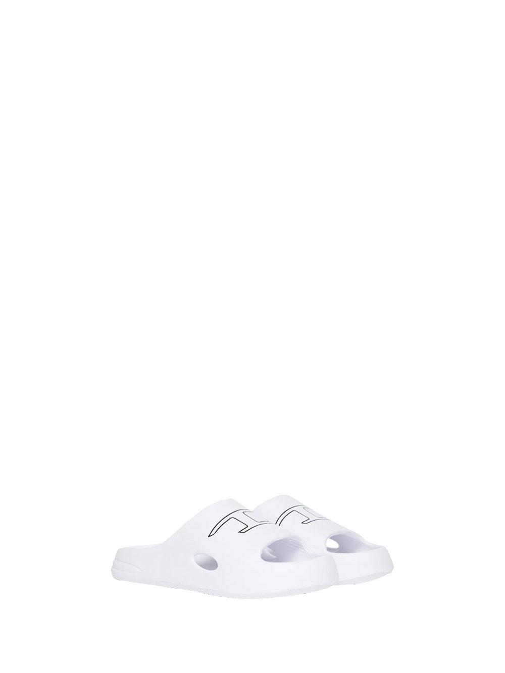 DIESEL Diesel Ciabatte Unisex Bianco/nero - Bianco Bianco/nero