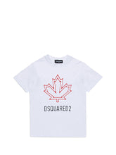 DSQUARED2 Dsquared T-Shirt Unisex Bimbo Bianco Bianco