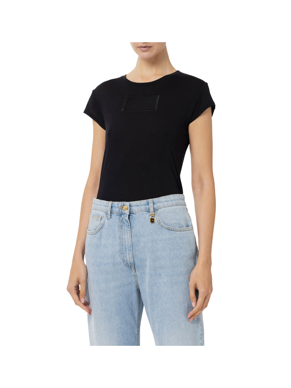ELISABETTA FRANCHI 1USCITA Elisabetta Franchi T-Shirt Donna Nero Nero