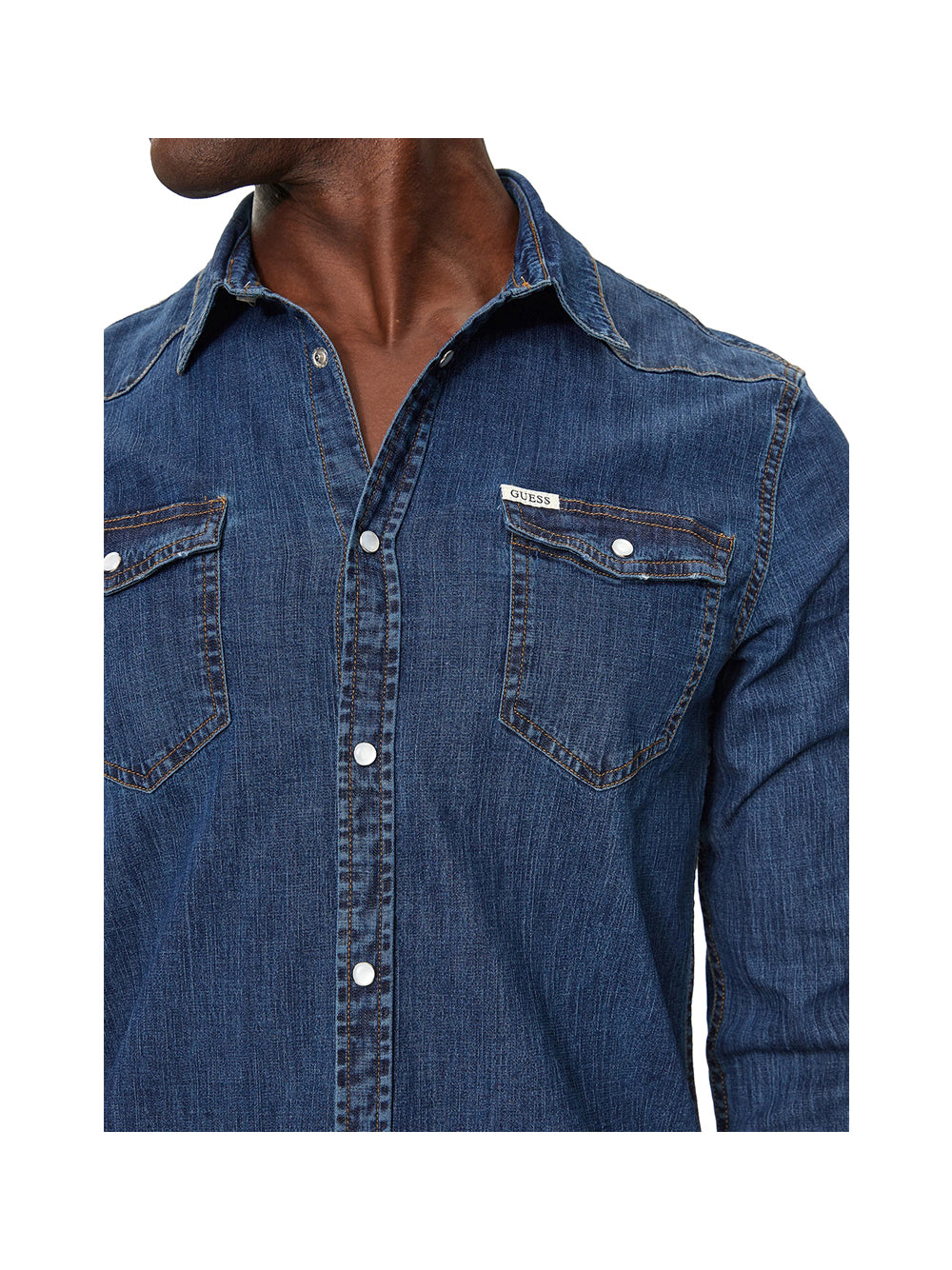 GUESS 1 USCITA Guess Camicia Uomo Safi - Blu Safi