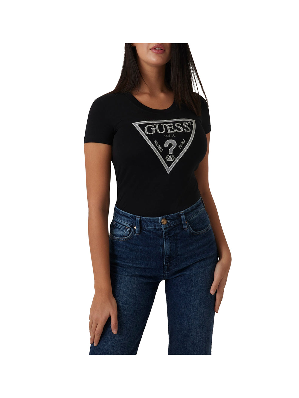 GUESS 1 USCITA Guess T-Shirt Donna Black - Nero BLACK