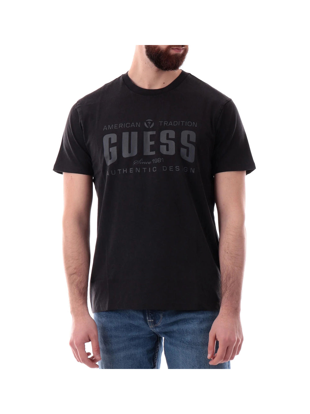 GUESS 2 USCITA Guess T-Shirt Uomo Black - Nero BLACK
