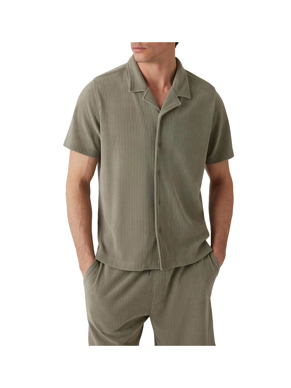 GUESS 2 USCITA Guess Camicia Uomo Verde Oliva - Verde Verde oliva