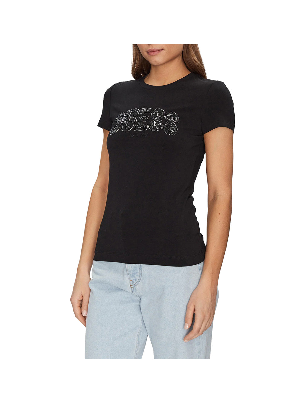 GUESS 2 USCITA Guess T-Shirt Donna Black - Nero BLACK