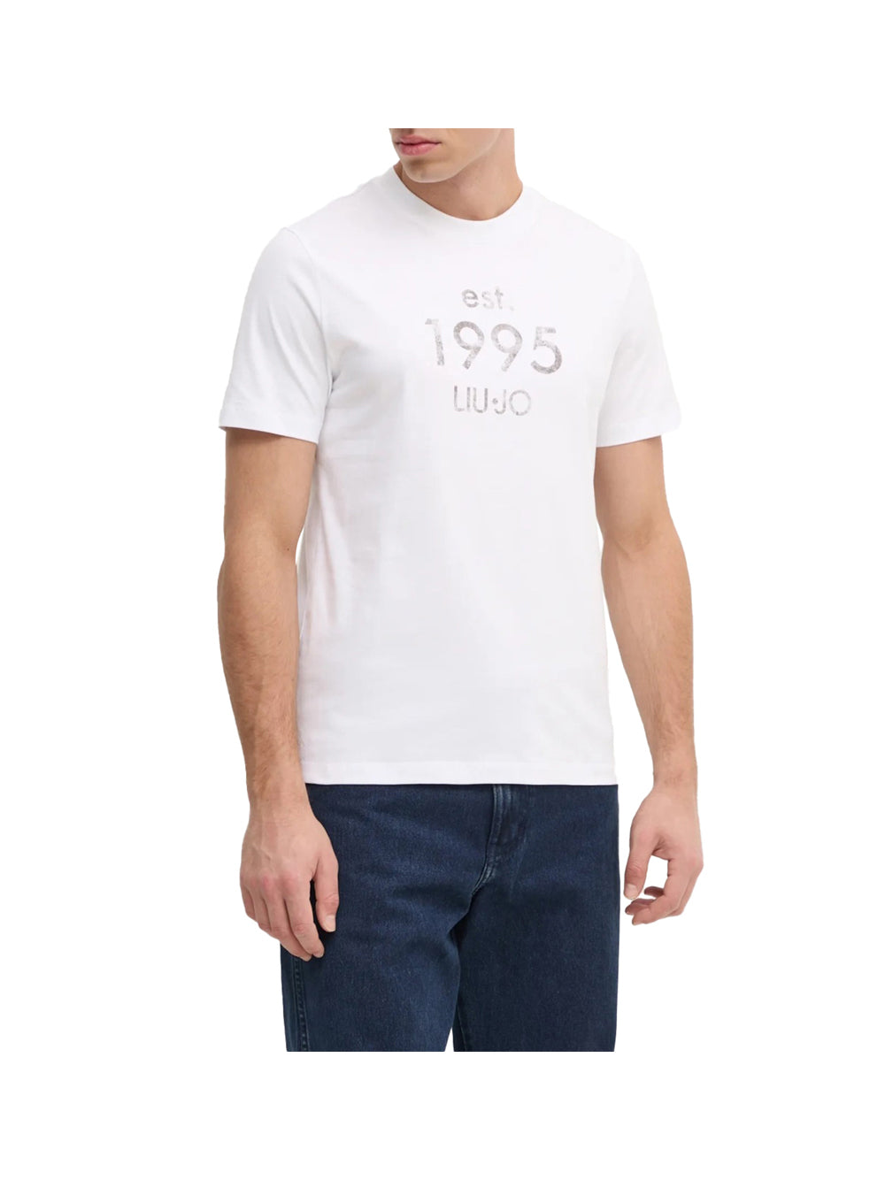 LIUJO JEANS UOMO Liu Jo T-Shirt Uomo Bianco Bianco