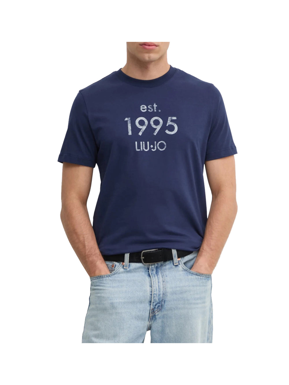 LIUJO JEANS UOMO Liu Jo T-Shirt Uomo Blu Blu