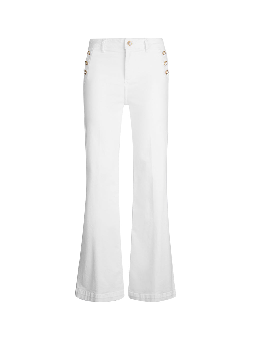 LIU.JO WHITE Liu Jo Pantalone Donna Bianco Bianco
