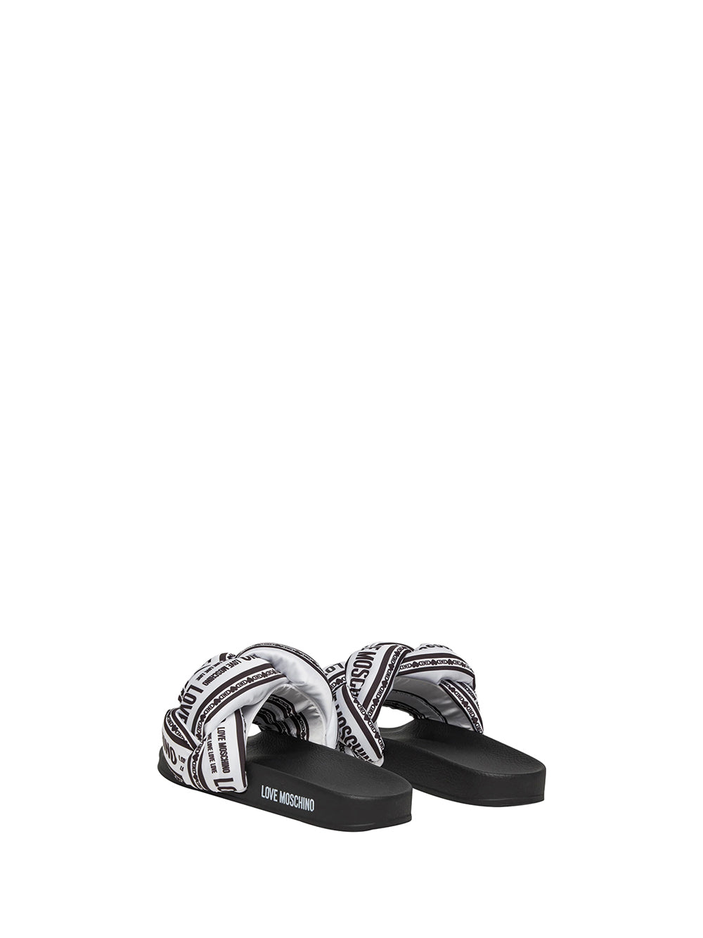 MOSCHINO CALZATURE Moschino Ciabatte Donna Bianco/nero - Bianco Bianco/nero