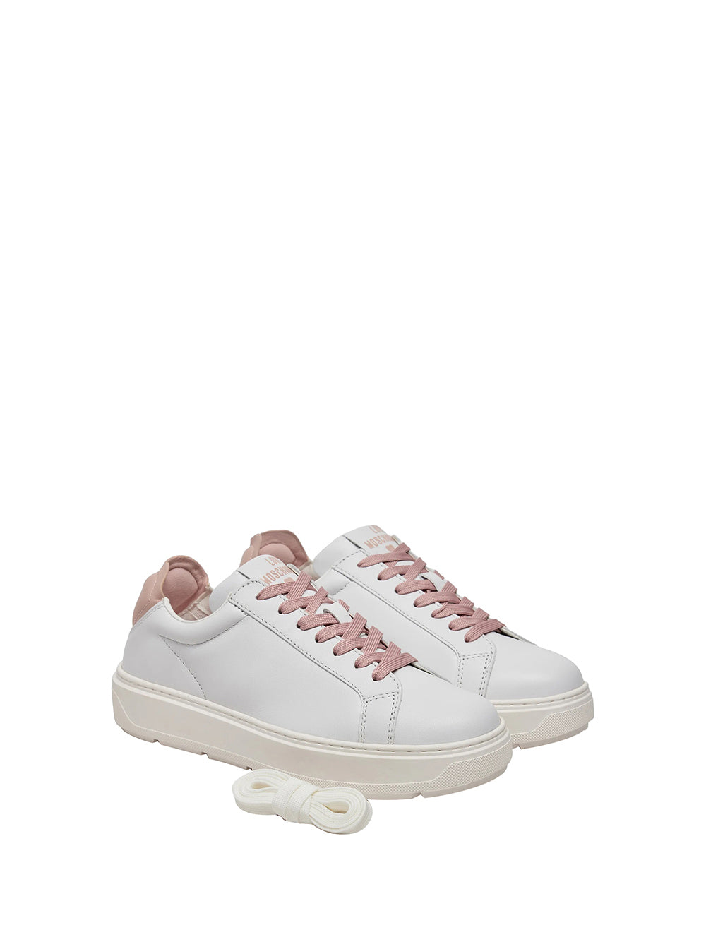 MOSCHINO CALZATURE PRE Moschino Sneakers Donna Bianco/cipria - Multicolore BIANCO/CIPRIA