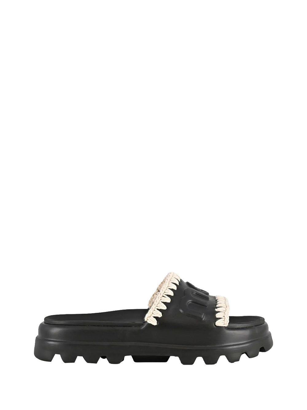 MOU Mou Ciabatte Donna Black/white - Multicolore BLACK/WHITE