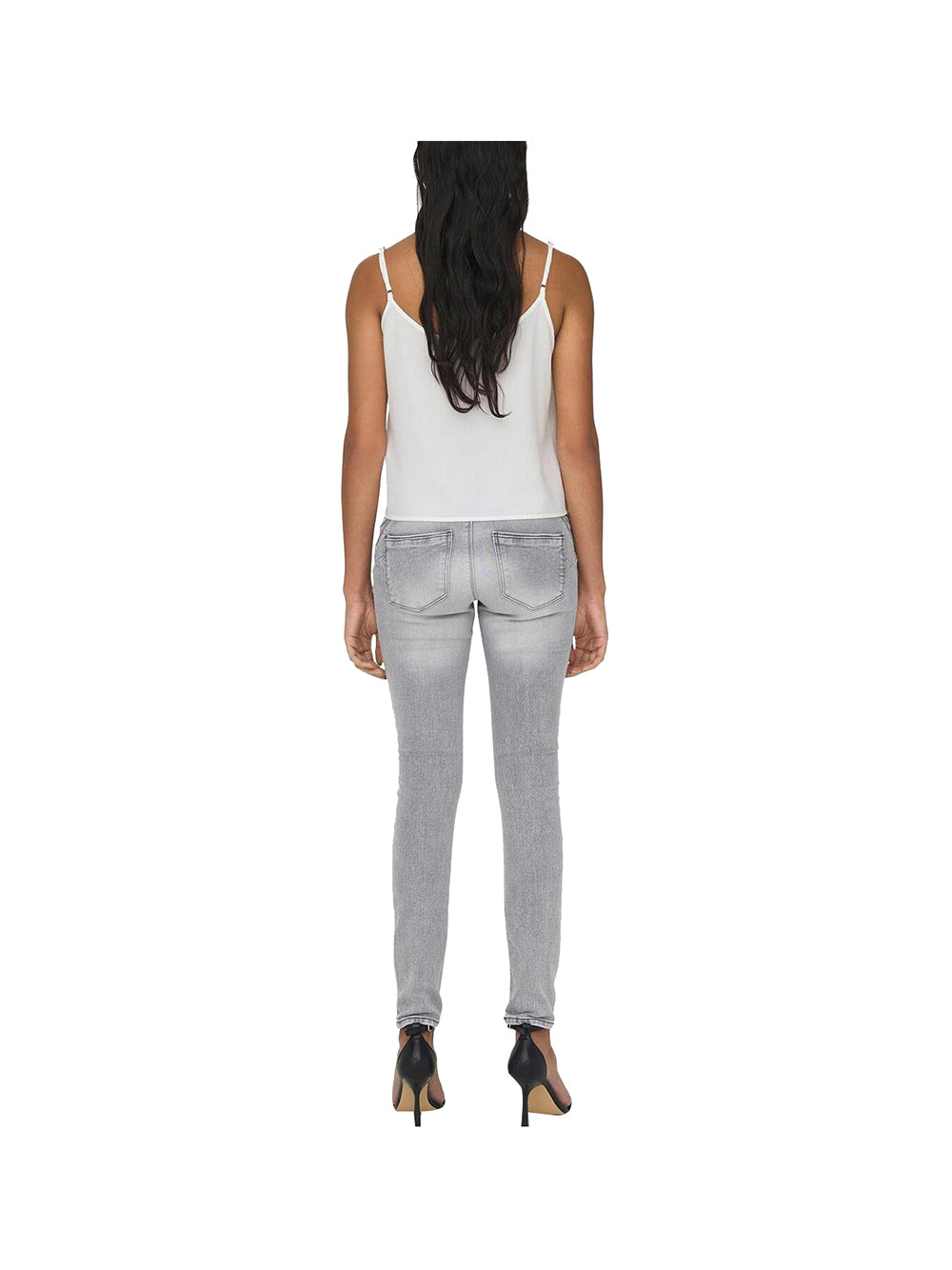Only 2 uscita Only & Sons Canotta Donna Bianco Avorio