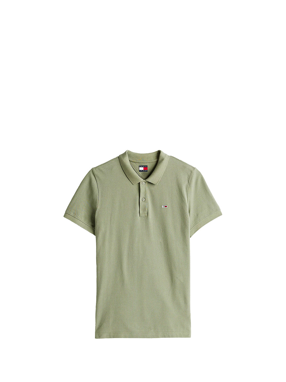 TOMMY JEANS 2USCITA Tommy Jeans Polo Uomo Aruba Green - Verde Aruba Green