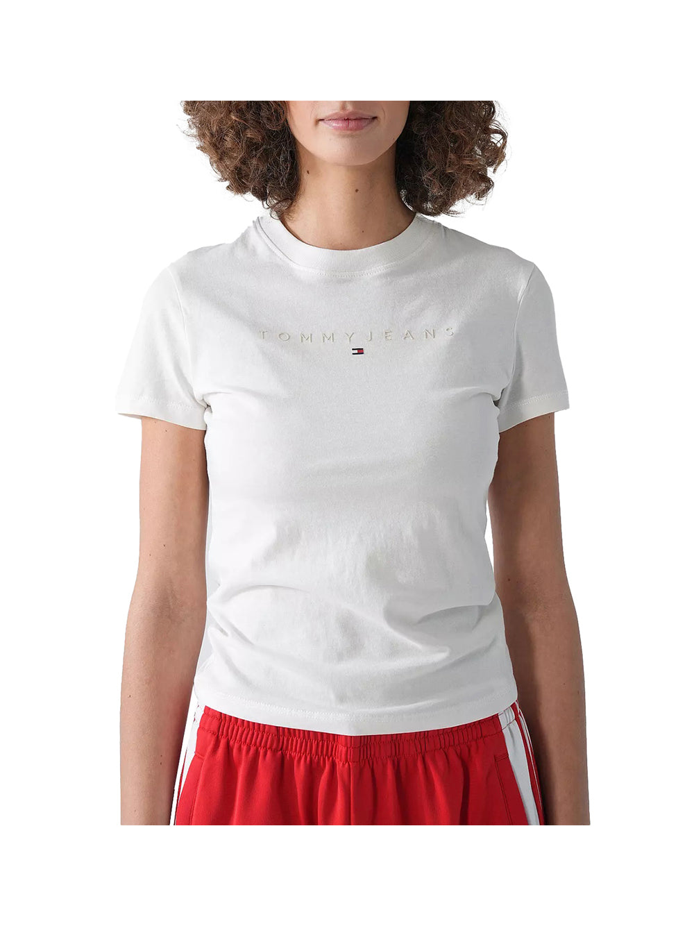 TOMMY JEANS 2USCITA Tommy Jeans T-Shirt Donna Ecru - Beige Ecru