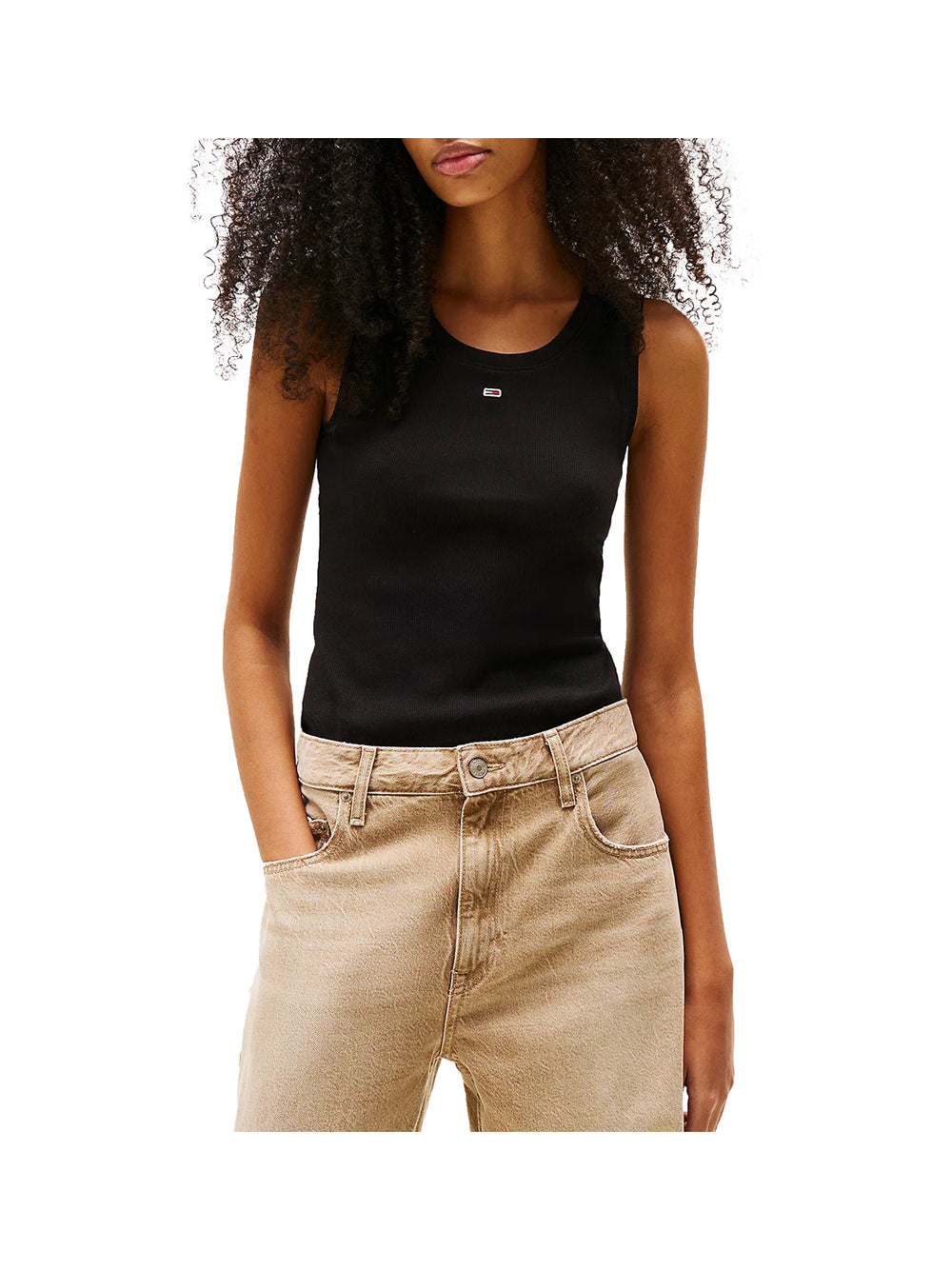 TOMMY JEANS 2USCITA Tommy Jeans Canotta Donna Black - Nero BLACK