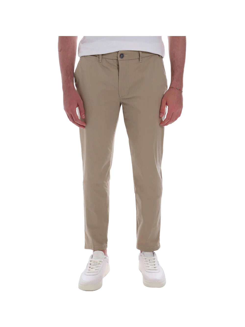 YES ZEE STC Yes Zee Pantalone Uomo Beige Beige