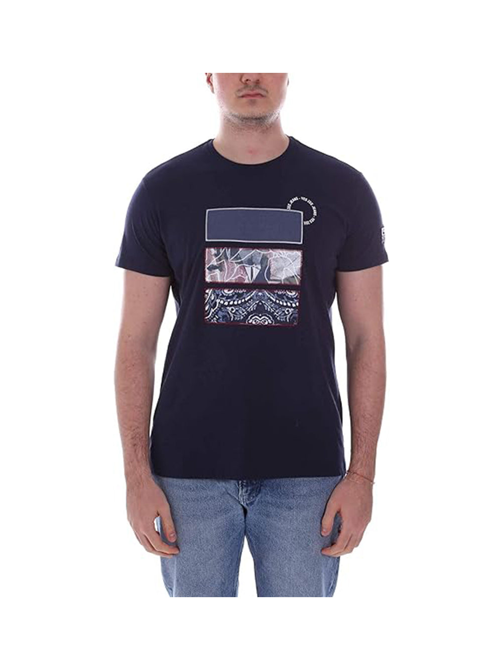 YES ZEE STC Yes Zee T-Shirt Uomo Blu Blu
