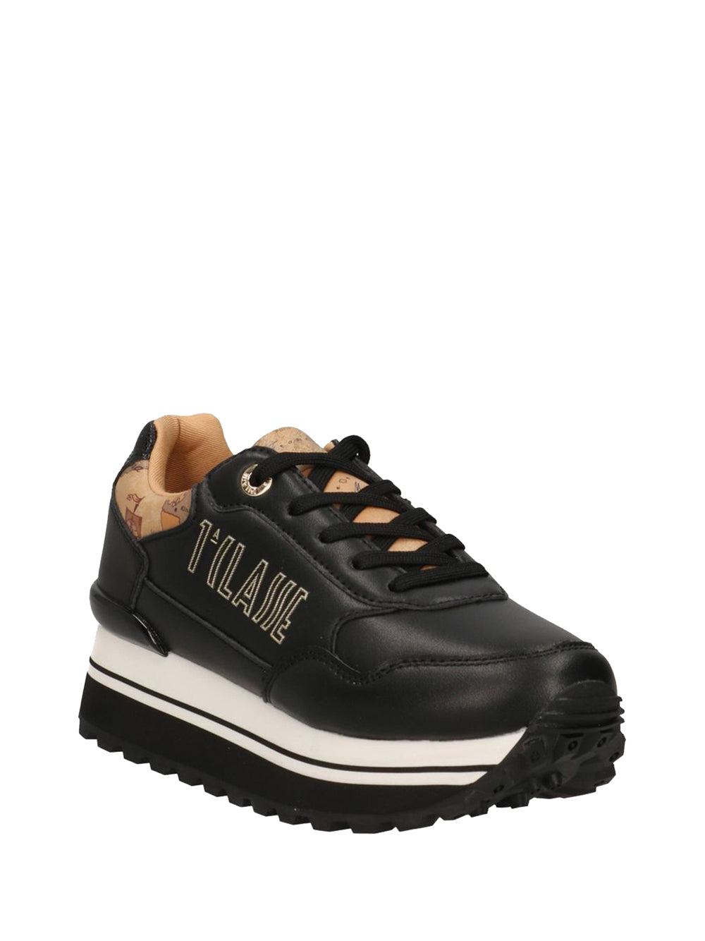 2 PRIMA CLASSE Alviero Martini Sneakers Donna Nero/geo Beige - Nero Nero/Geo Beige
