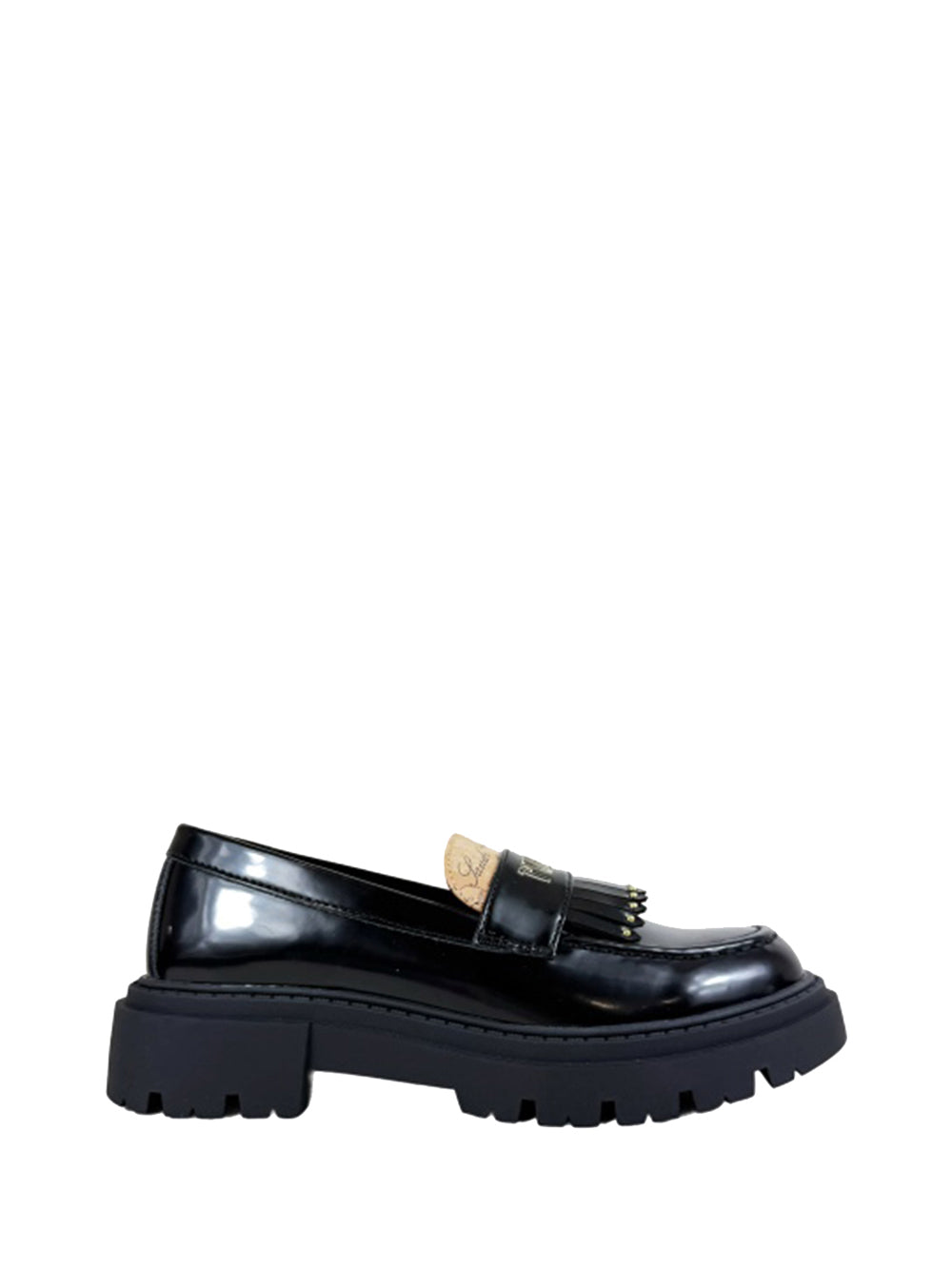 2 PRIMA CLASSE Alviero Martini Mocassino Donna Nero/geo Beige - Nero Nero/Geo Beige