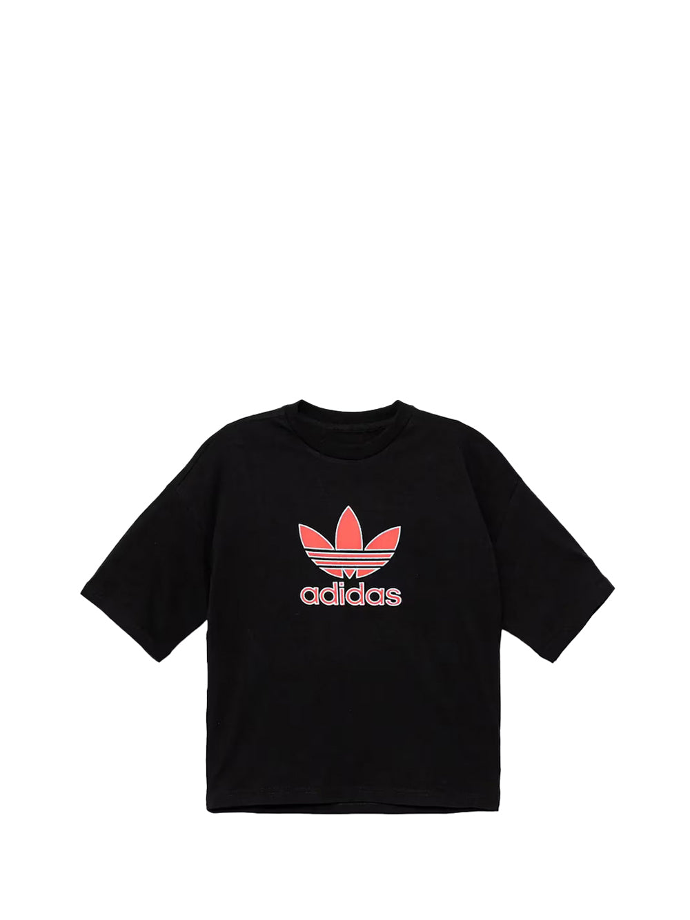 ADIDAS Adidas Tee T-Shirt Bambino Black - Nero BLACK