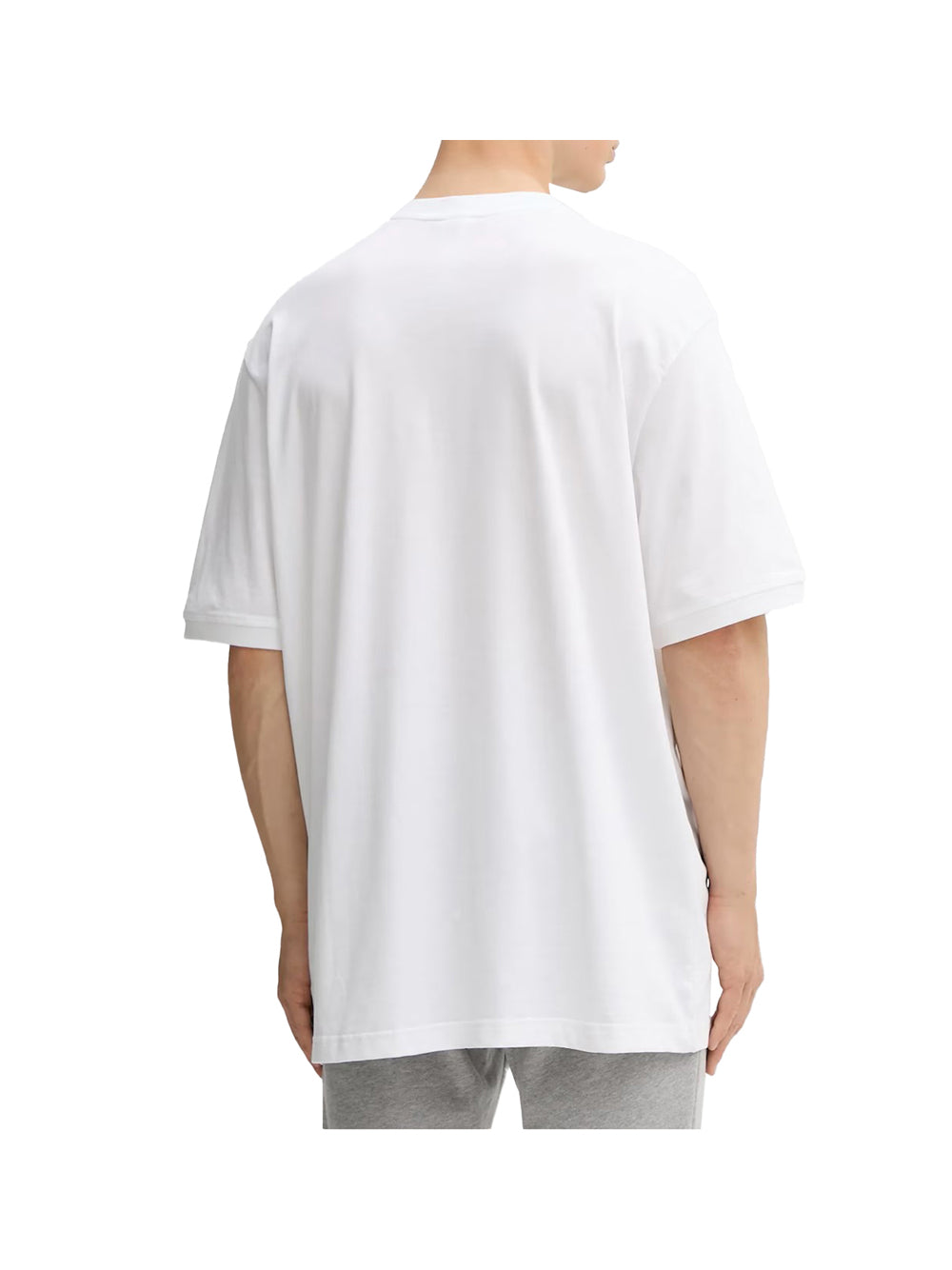 ADIDAS Adidas T-Shirt Uomo Bianco/nero - Bianco Bianco/nero