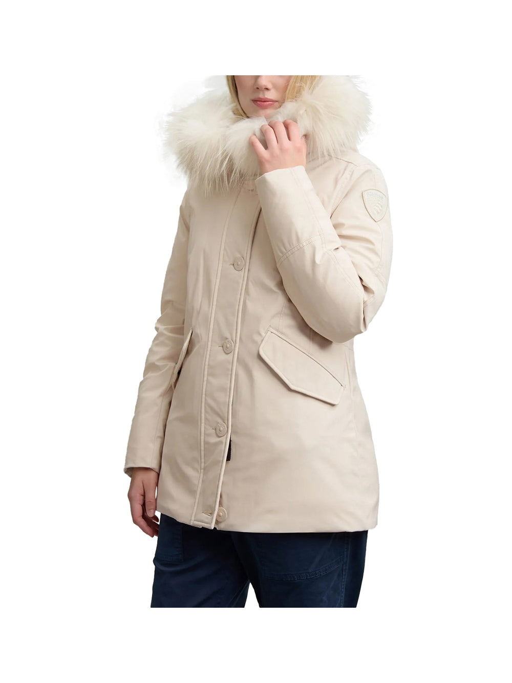 BLAUER Blauer Parka Imbottito Irma Grigio Grigio