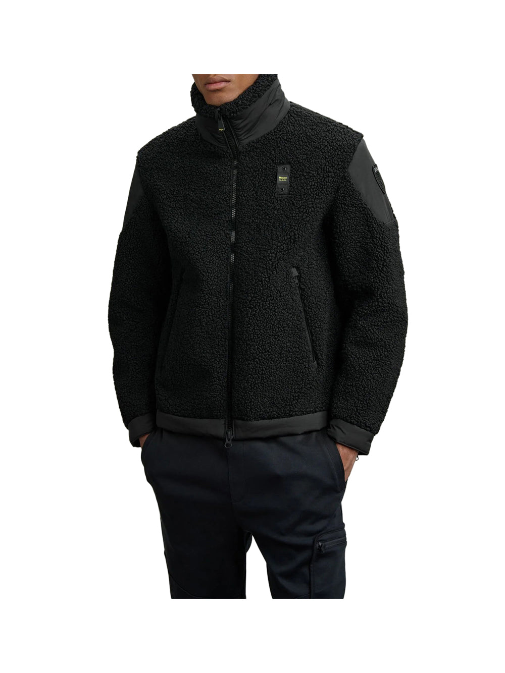Blauer Piumino Blauer In Pelliccia Eco Hazelwood Nero Nero