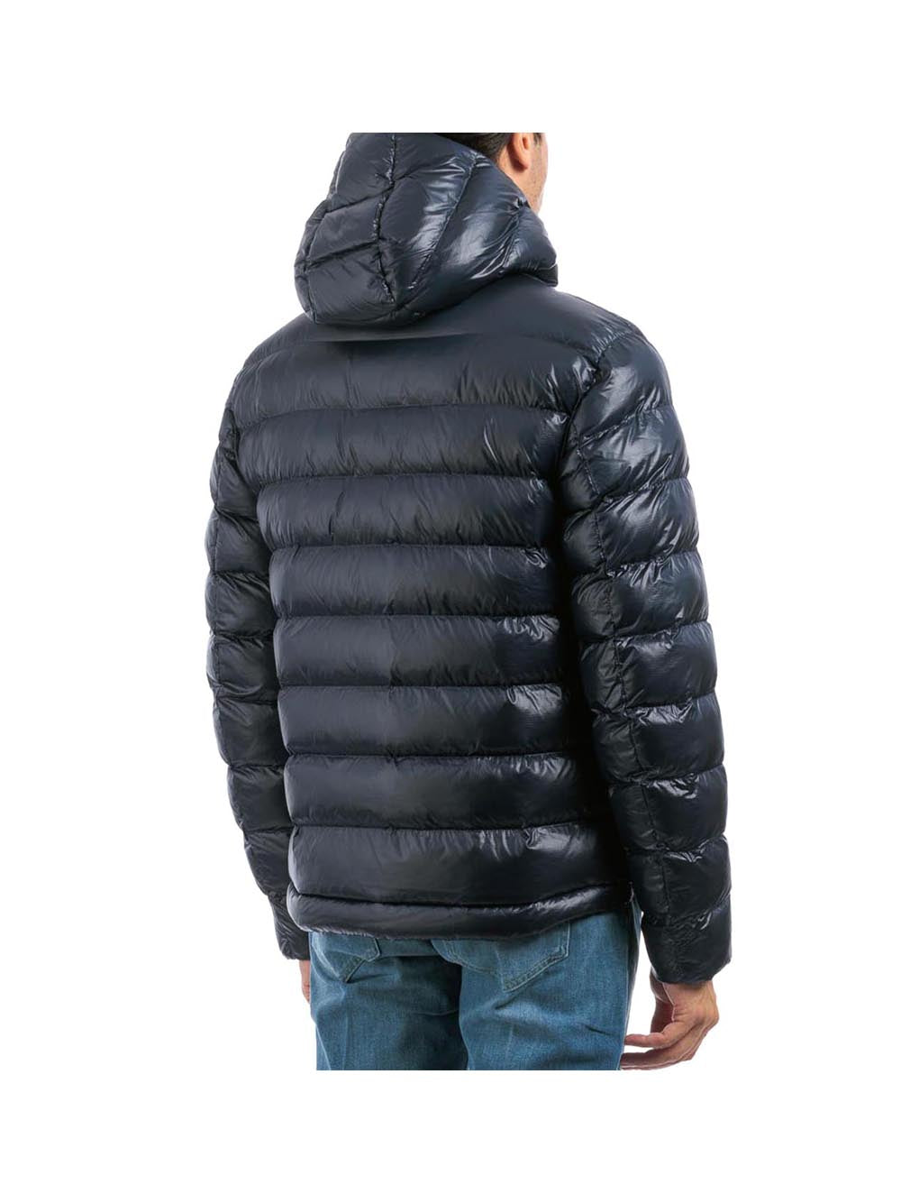 Blauer Blauer Giubbotto Uomo In Nylon Eco Adams Blu Tabacco Blu/tabacco