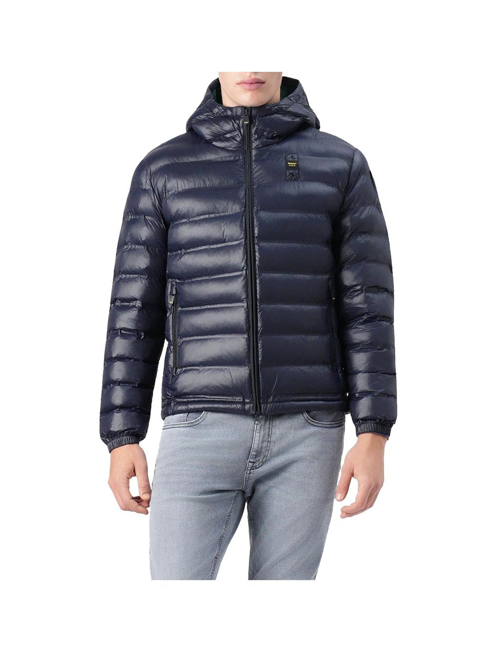 Blauer Giubbotto Blauer Termosaldato Con Cappuccio Charles Blu Verde Blu/verde