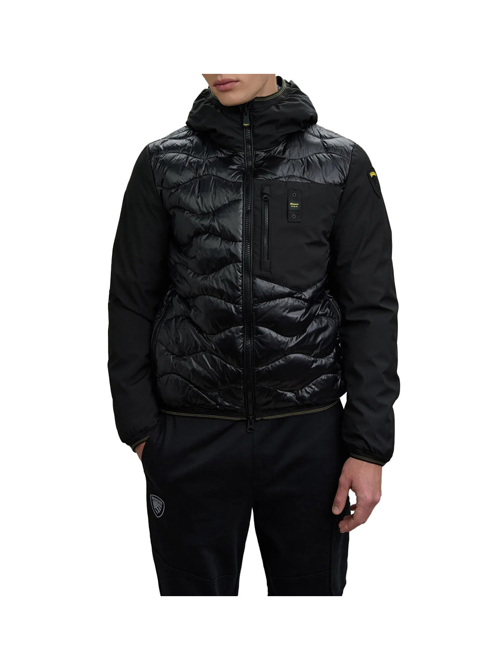 BLAUER Blauer Piumino Uomo Imbottitura Mista Albert Nero Nero