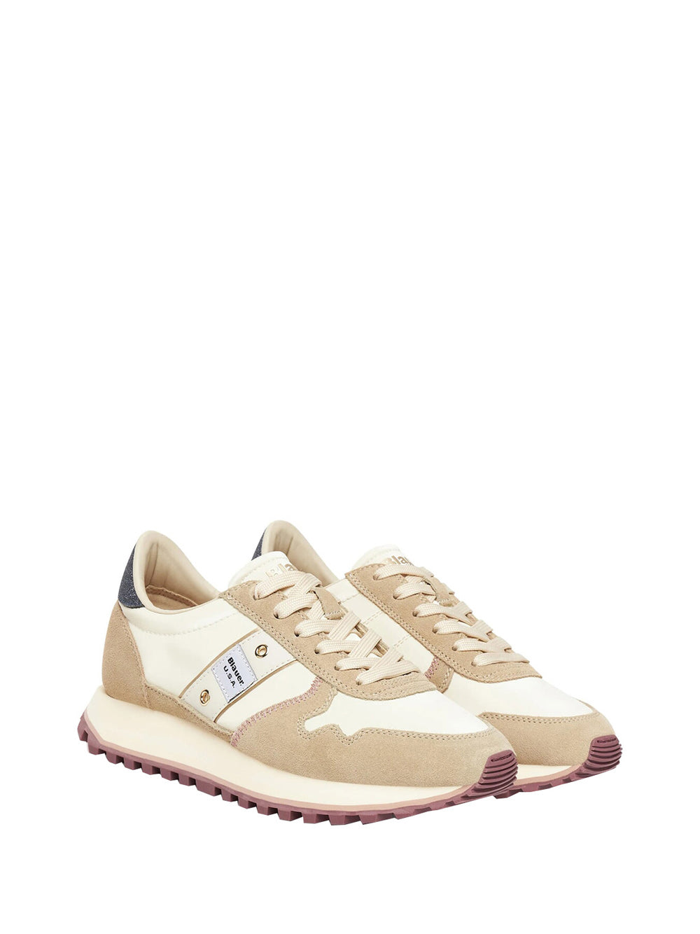 BLAUER Sneakers Blauer Millen03 Donna - Avorio Crema