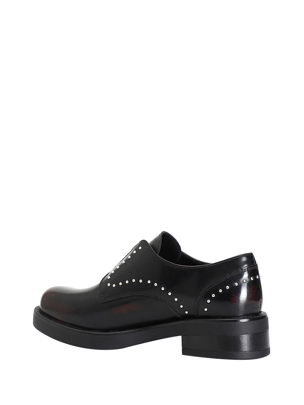 CAFE' NOIR STC Mocassino Café Noir donna in similpelle spazzolata con borchie bordeaux Bordeau