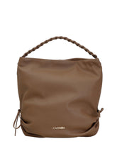 CAFE' NOIR STC Borsa A Spalla Café Noir Morbida Con Manico IntrecciatoTaupe TAUPE