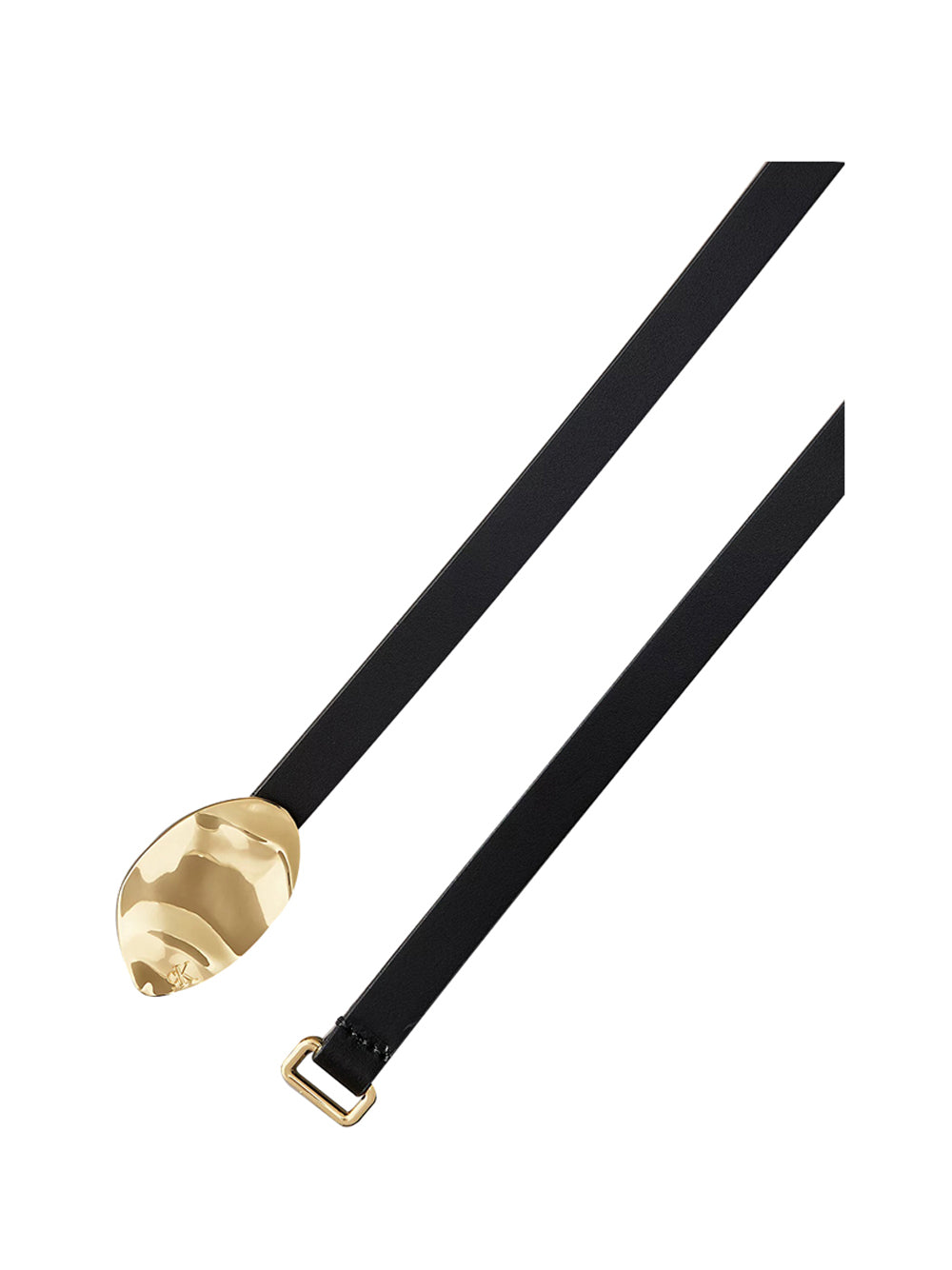 CALVIN ACC.1USCITA Calvin Klein Cintura Stone Lock Slouchy Belt 15mm - Nero Nero