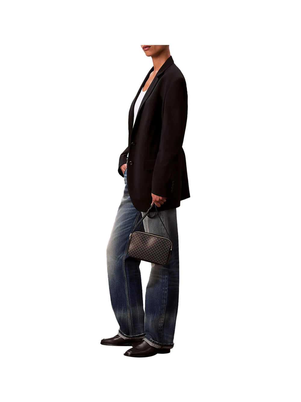 CALVIN ACC.2USCITA Borsa A Tracolla Calvin Klein Elongated Camera - Nero Nero